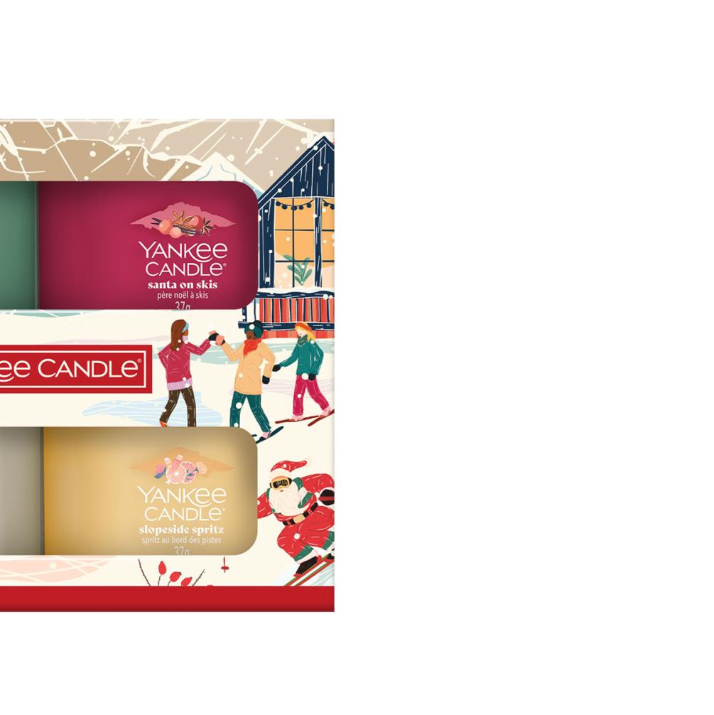 Yankee Candle 4 Filled Votive Candle Christmas Gift Set Extra Image 1